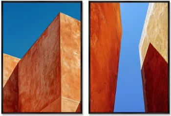 Набор из двух постеров на холсте The Cornerstone 75X105 / 75X105 CM
