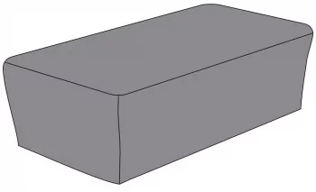 Защитный чехол на журнальный столик Капучино 110X66X34 CM