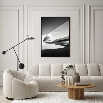 Репродукция на холсте Architecture Сurves of large arches 75X105 CM