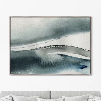 Постер на холсте On the very edge 105X75 CM