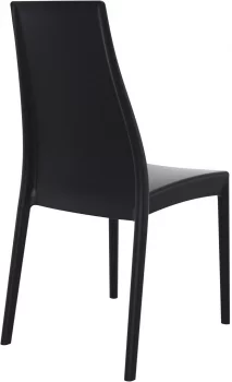 Стул пластиковый Miranda 45X56X94 CM чёрный