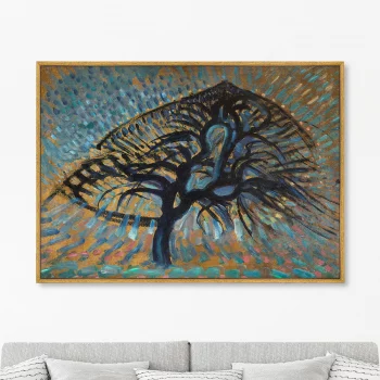 Постер на холсте Apple Tree Pointillist Version 105X75 CM