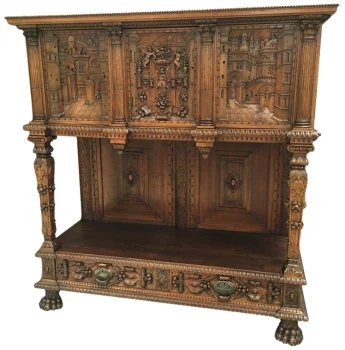Витрина из дуба German cabinet 161X57X165 CM