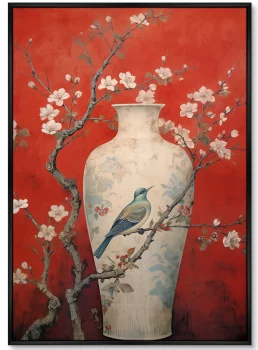 Набор из двух постеров на холсте China porcelain vase 75X105 / 75X105 CM