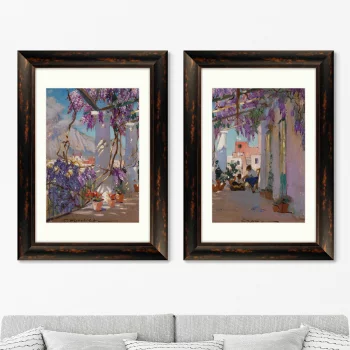 Диптих Veranda in Capri 51X71 / 51X71 CM