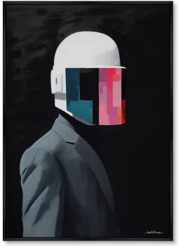 Постер на холсте Vibe collection Motorcyclist 75X105 CM