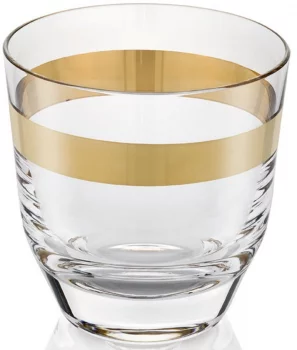Набор из шести стаканов для виски Avenue Gold 325 ml