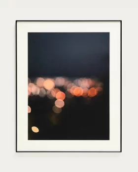 Картина с фотографией огней Барселоны Zavira 80X100 CM