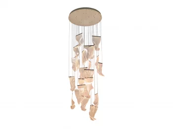 Люстра Velos 24L хром 95X95X300 CM