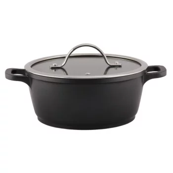 Кастрюля  2,4 л, 21*9 см с крышкой New Kitchen Standard алюм. с антиприг. покрытием ИНДУКЦИЯ P.L. 