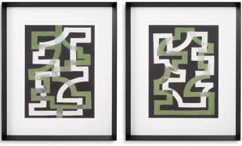 Композиция из двух постеров Window Trellis by Michael Willett 74X89 / 74X89 CM