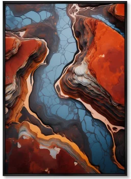 Набор из двух постеров на холсте Stone Color Palettes  75X105 / 75X105 CM