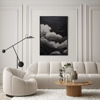 Постер на холсте Restless ocean 75X105 CM