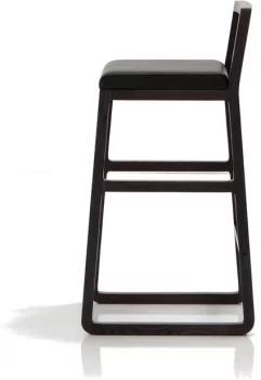 Барный стул с лаконичным дизайном Midori 93X49X42 СM черный
