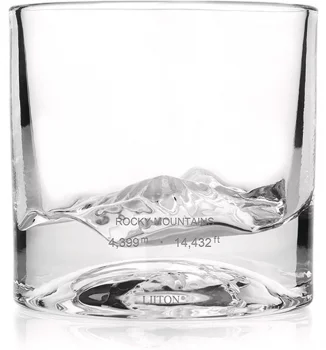 Набор из четырёх стаканов для виски American Peaks 230 ml
