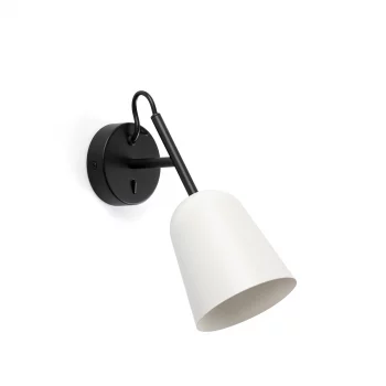 Настенный светильник Studio белый абажур 1xE14 22.5X11X22.8 CM