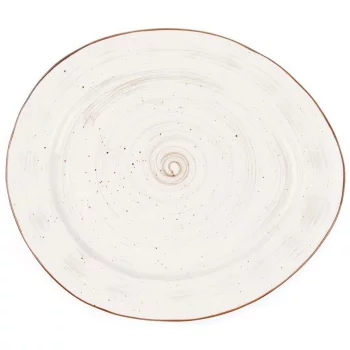 Тарелка 22,5*19,5 см White Fusion P.L. Proff Cuisine (73040076/80002723) [6]