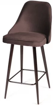 Стул полубарный Oliver 47X50X99 CM антрацит