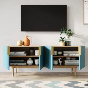 Тумба под TV Line 160X45X60 CM blue