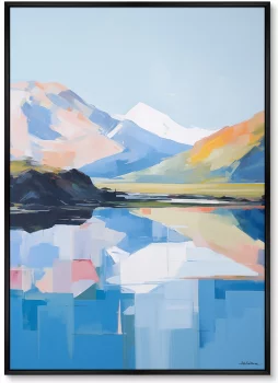 Набор из двух постеров на холсте Landscape collection The Reflection 75X105 / 75X105 CM
