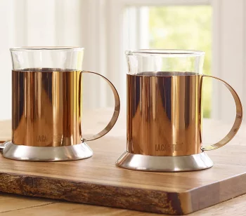 Набор 2 стаканов с подстаканниками La Cafetière 200 ml