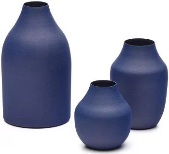 Набор из трёх декоративных ваз Pubol 11X11X20 / 9X9X10 / 10X10X14 CM