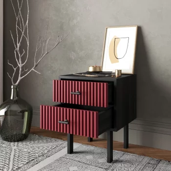 Тумбочка прикроватная Emerson 40X35X55 CM Red