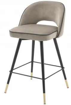 Комплект из двух полубарных стульев Сliff 51X52X93 / 51X52X93 CM