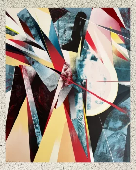 Абстрактная картина Visión 100X81X1 CM