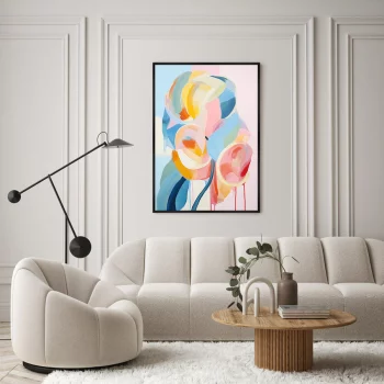 Постер на холсте Flower lollipops 75X105 CM