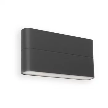 Уличное настенное бра Aday-2 темно-серое 9X17.5X2 CM
