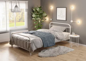 Кровать HALMAR LINDA (белый) 120/200