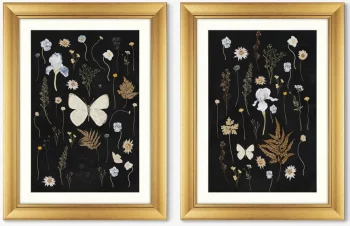 Диптих Flower herbarium No2 61X81 / 61X81 CM