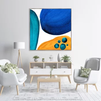 Постер на холсте Forms and colors 105X105 CM