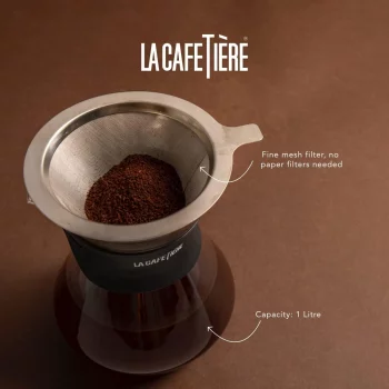 Стеклянный графин с ситечком для кофе La Cafetière 400 ml