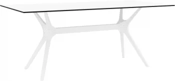 Стол пластиковый Ibiza 180X90X74 CM белый