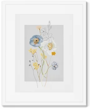 Диптих Floral set in pale shades No8 42X52 / 42X52 CM