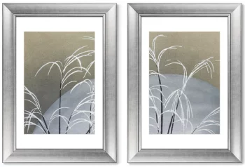 Диптих Frost from Momoyogusa Flowers 51X71 / 51X71 CM