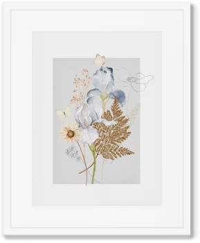 Набор двух постеров Floral set in pale shades 42X52 / 42X52 CM