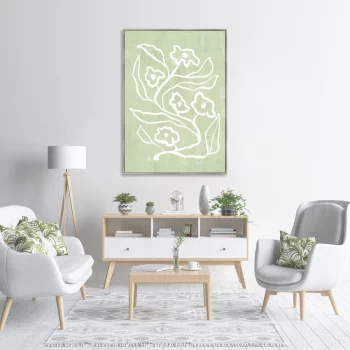 Репродукция на холсте Branches in color No2 75X105 CM