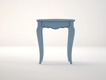 Табурет с мягким сиденьем Leontina Blue 43X30X51 CM