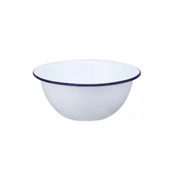 Салатник 800 мл d 15,4 см h7 см Blue Rim эмалированая сталь SUNNEX [1]