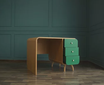Рабочий стол Ellipse с одной тумбой 100X60X75 CM