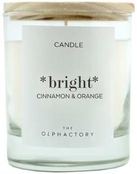 Свеча ароматическая The Olphactory Bright Orange&Cinnamon 40 часов горения
