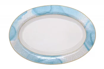 Тарелка овальная AZZURO 21X30X2.5 CM