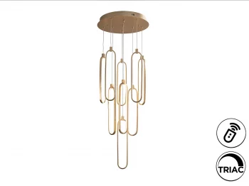 Люстра Colette 14L розовое золото DIM 60X60X49 CM