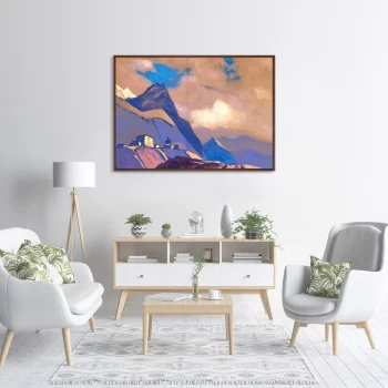 Постер Tibet At the Brahmaputra 105X75 CM