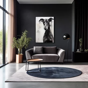 Постер на холсте Tender look 75X105 CM