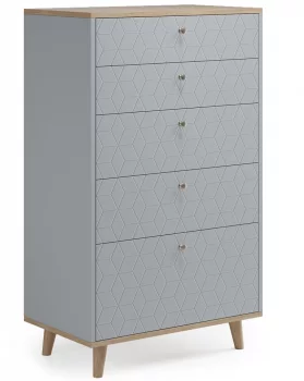 Высокий комод Twin 76X45X126 CM