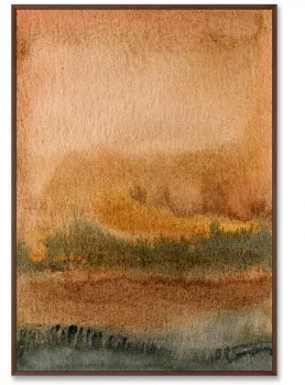 Постер на холсте Landscape August evening 75X105 CM